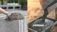Perbedaan Mortar dan Semen yang Perlu Anda Tahu