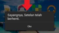 Mengatasi Sayangnya Setelan Telah Berhenti di Hp Android