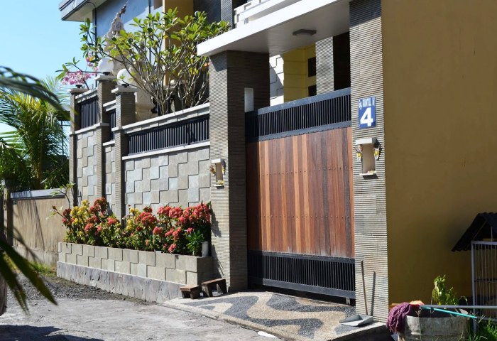 desain pagar rumah dengan biaya terjangkau
