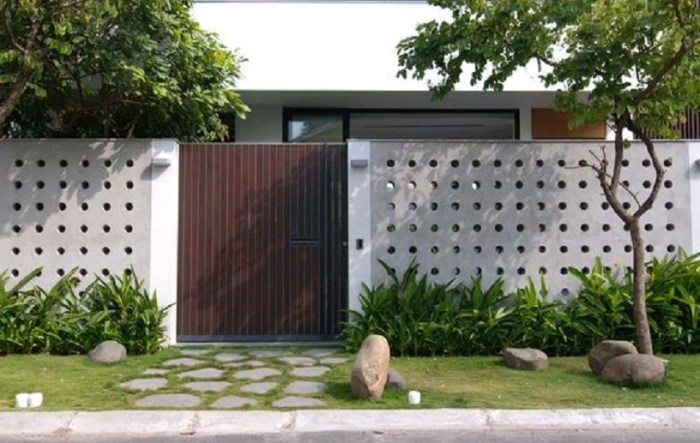 desain pagar rumah dengan biaya terjangkau