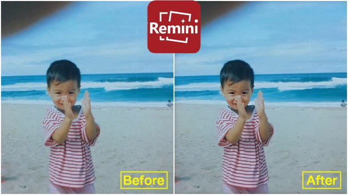 cara mengedit foto dengan remini terbaru