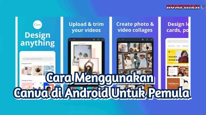 Cara Menambah Foto di Canva di Handphone