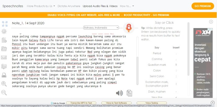 Cara Mengubah Teks menjadi Audio secara Online terbaru