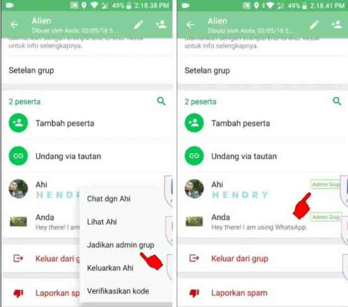 grup anggota persetujuan tanpa utama pilih arenaponsel