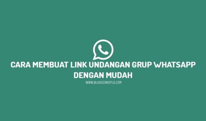 Cara membuat link undangan grup WhatsApp sebagai admin terbaru