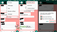 Cara menghapus pesan di grup WhatsApp