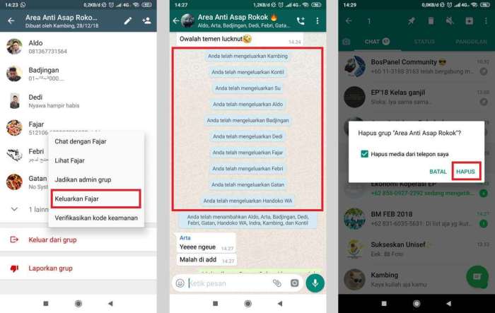 Cara menghapus admin grup WhatsApp terbaru
